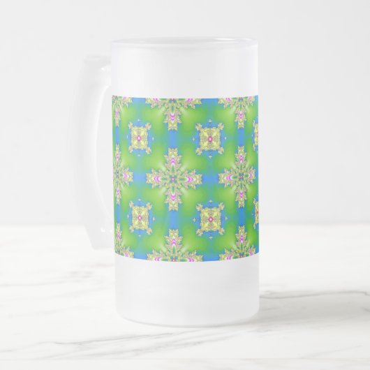 Chope Givrée Fleurs Artdeco dans le style rétro (Devant gauche)