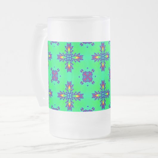 Chope Givrée Fleurs Artdeco dans le style rétro (Devant gauche)