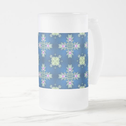 Chope Givrée Fleurs Artdeco dans le style rétro (Devant droit)
