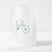 Chope Givrée Fleurs de papillons délicates et ventilateur de vé (Devant gauche)