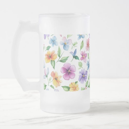 Chope Givrée Fleurs Motif Floral Sublimation-95652 (Gauche)