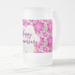 Chope Givrée Fleurs roses personnalisées et sur mesure