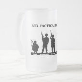 Chope Givrée Fondateurs tactiques d'ATX de verre (Devant gauche)