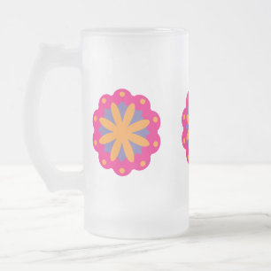 Chope Givrée formes circulaires florales colorées