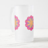 Chope Givrée formes de cercle floral coloré (Devant gauche)