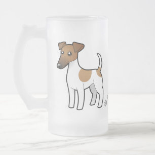 Chope Givrée Fox Terrier doux de bande dessinée