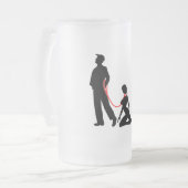 Chope Givrée Frau ein der Leine - Böse Männer (Devant gauche)