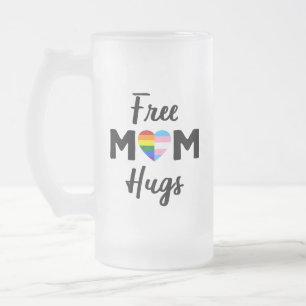 Chope Givrée Free Mom Hugs II - Arc-en-ciel Fierté Gay Trans