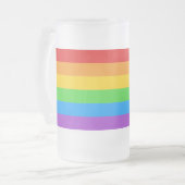 Chope Givrée Frosted Pride : Drapeau Arc-en-ciel (Devant gauche)