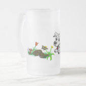 Chope Givrée Frühlingserwachen, Welpe mit Schmetterling (Devant gauche)