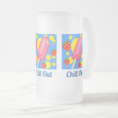 Chope Givrée Fun Rose Popsicle et fraises Chill Out (Devant droit)