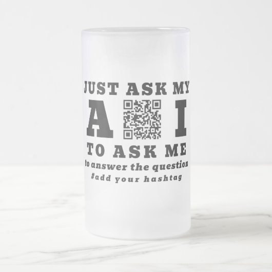 Chope Givrée Funny AI Tech Specialist – Personalized QR Code (Centre)