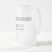 Chope Givrée garçon d'honneur enterrement de vie de jeune fille (Devant droit)