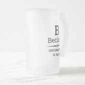 Chope Givrée Garçon d'honneur Monogrammé (Devant droit)