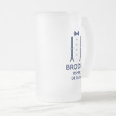 Chope Givrée Garçon d'honneur noeud papillon bleu (Devant droit)