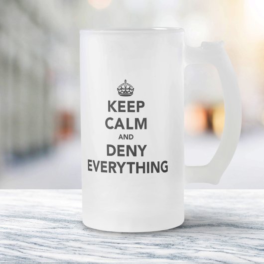 Chope Givrée Gardez le calme et refusez tout