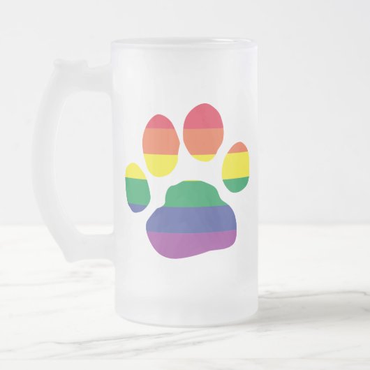 Chope Givrée Gay-Pride-Paw-Print (Gauche)