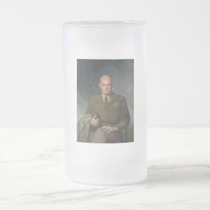 Chope Givrée Général Dwight Eisenhower Portrait peint 5 étoiles