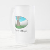 Chope Givrée Geology est Blast ! Dessin animé volcano (Devant gauche)