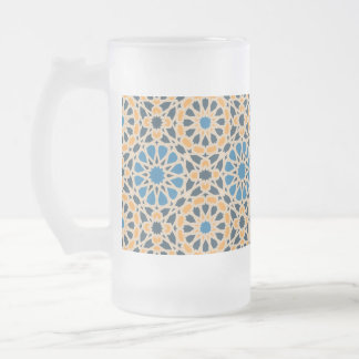 Chope Givrée Geometric Moroccan Tile & Orange Pattern