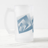 Chope Givrée Géométrie bleu sarcelle (Gauche)