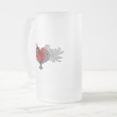 Chope Givrée Goth Heart avec Ange Wings (Devant gauche)