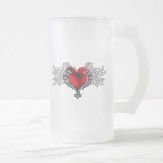 Chope Givrée Goth Heart avec Ange Wings (Droit)