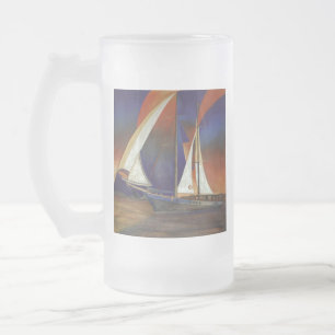 Chope Givrée Goulet Artistique sous voile en orange et violet