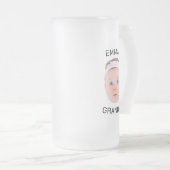 Chope Givrée Grandpa Boug cadeau, Personnalisé Visage bébé, Cad (Devant droit)
