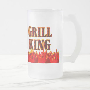 Chope Givrée Grill King Red Flames BQ Dit Muet