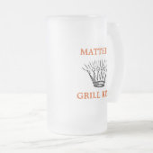 Chope Givrée Grill Personnalisé Roi drôle (Devant droit)