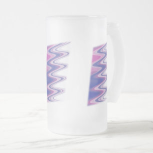 Chope Givrée gris bleu Fuchsia