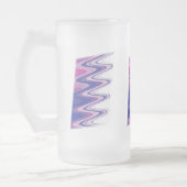 Chope Givrée gris bleu Fuchsia (Gauche)