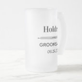 Chope Givrée Groomsman Favorisé Personnalisé (Devant droit)