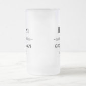 Chope Givrée Groomsman Favorisé Personnalisé (Centre)