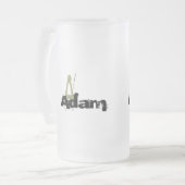 Chope Givrée Grunge Monogrammé (Devant gauche)