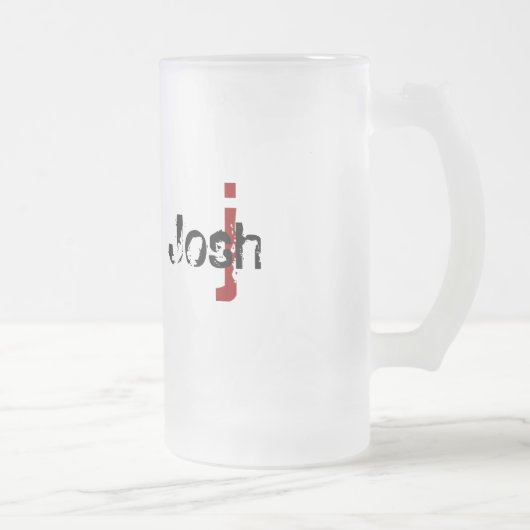 Chope Givrée Grunge Monogrammé (Droit)