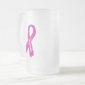 Chope Givrée Guerrier/ ruban déchiré...Cancer du sein (Devant gauche)