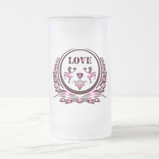Chope Givrée Heart Lover Beer Glass (Centre)