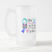 Chope Givrée Héros de ruban de cancer de la thyroïde mon (Gauche)