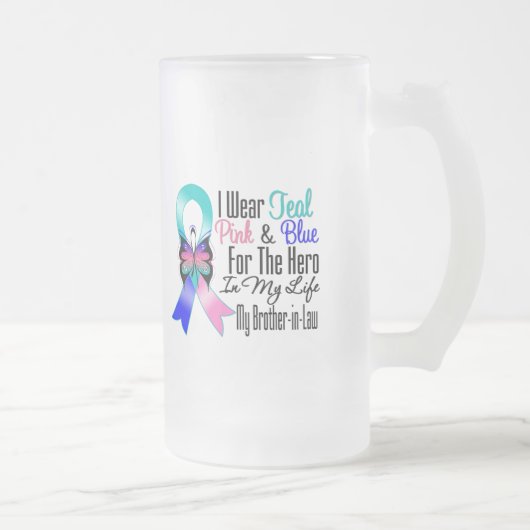 Chope Givrée Héros de ruban de cancer de la thyroïde mon (Droit)