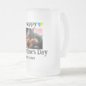 Chope Givrée Heureuse Sainte-Valentin ajouter nom de couple pho (Devant droit)