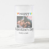 Chope Givrée Heureuse Sainte-Valentin ajouter nom de couple pho (Centre)