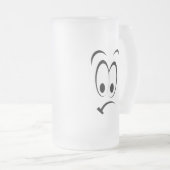 CHOPE GIVRÉE HEUREUSEMENT MAUVAIS VISAGE DE DESSIN (Devant droit)