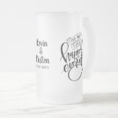 Chope Givrée Heureux toujours après Mariage (Devant droit)