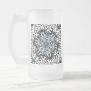 Chope Givrée Hexagone de feuilles de jungle et de fleurs tropic