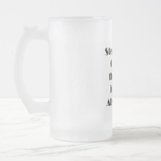 Chope Givrée Hors du café (Gauche)