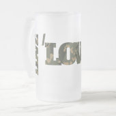 Chope Givrée I Love Camouflage Vert Brown | (Devant gauche)