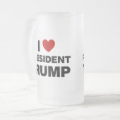 Chope Givrée I Love Président Trump Heart (Devant gauche)