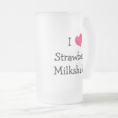 Chope Givrée I Love Strawberry Milkshakes (Devant droit)